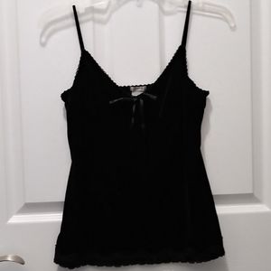 2/$15😸Old Navy perfect fit black velvet tank